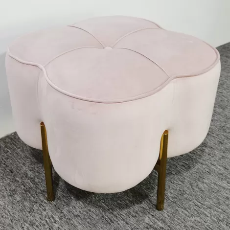 Floral Upholsetred Footstool