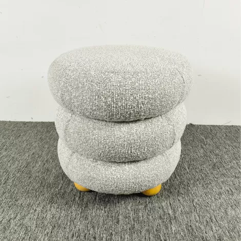 Modern Round Ottoman