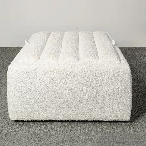 Upholoested Storage Cocktail Ottoman